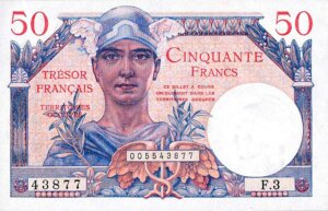 50 francs Trésor Français type 1947