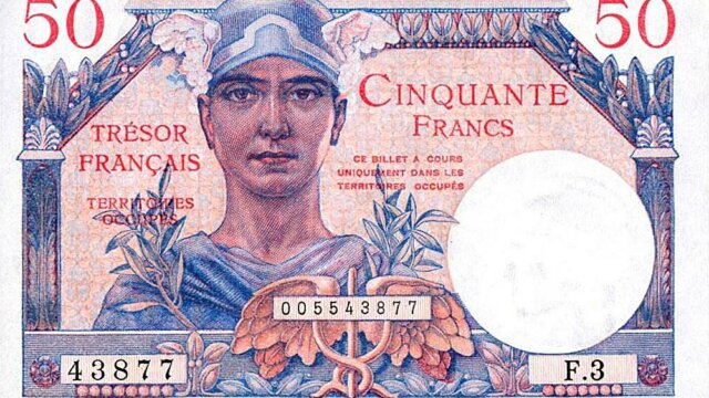 50 francs Trésor Français type 1947