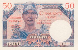 50 francs Trésor Français type 1947