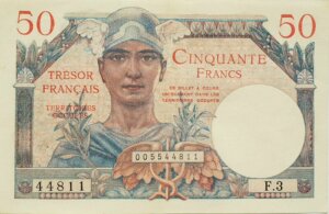 50 francs Trésor Français type 1947