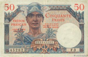 50 francs Trésor Français type 1947