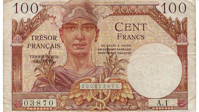 100 francs Trésor Français type 1947