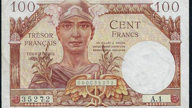 100 francs Trésor Français type 1947