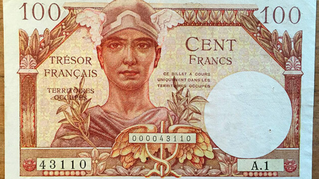 100 francs Trésor Français type 1947