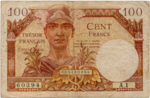 100 francs Trésor Français type 1947