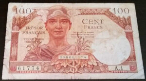 100 francs Trésor Français type 1947