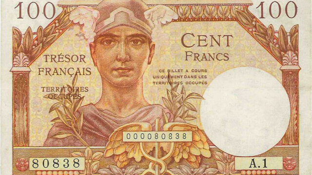 100 francs Trésor Français type 1947