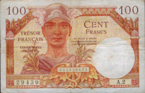 100 francs Trésor Français type 1947