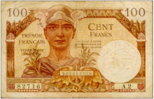 100 francs Trésor Français type 1947