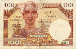 100 francs Trésor Français type 1947