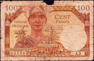 100 francs Trésor Français type 1947