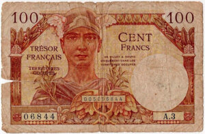 100 francs Trésor Français type 1947