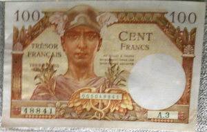 100 francs Trésor Français type 1947