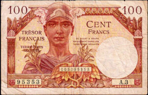 100 francs Trésor Français type 1947