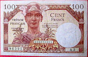 100 francs Trésor Français type 1947