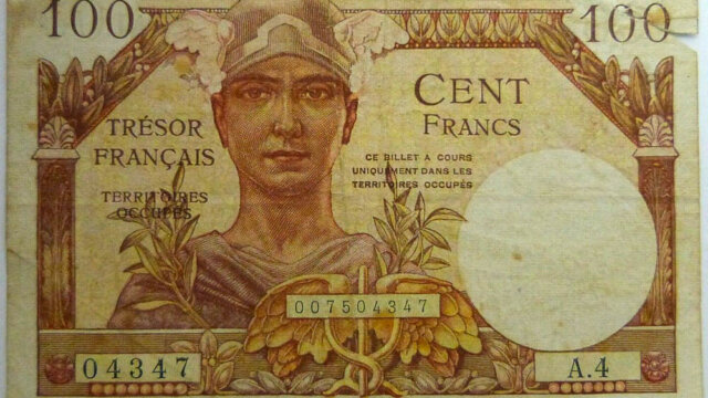 100 francs Trésor Français type 1947