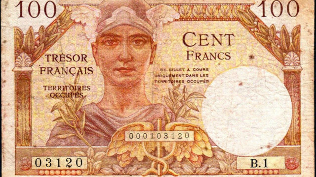 100 francs Trésor Français type 1947