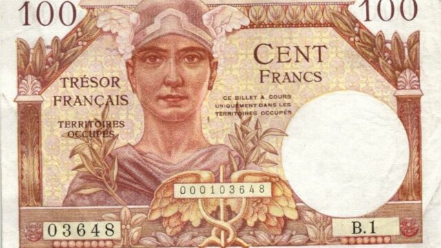 100 francs Trésor Français type 1947