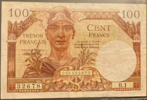 100 francs Trésor Français type 1947