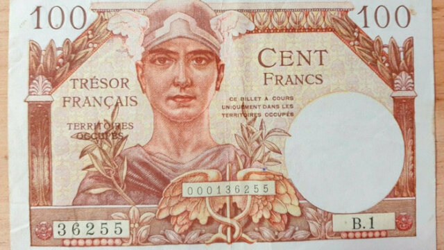 100 francs Trésor Français type 1947