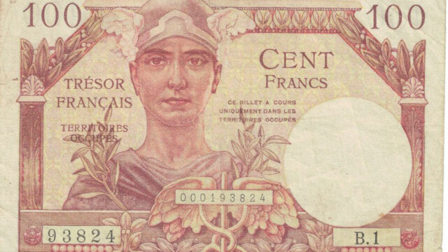 100 francs Trésor Français type 1947