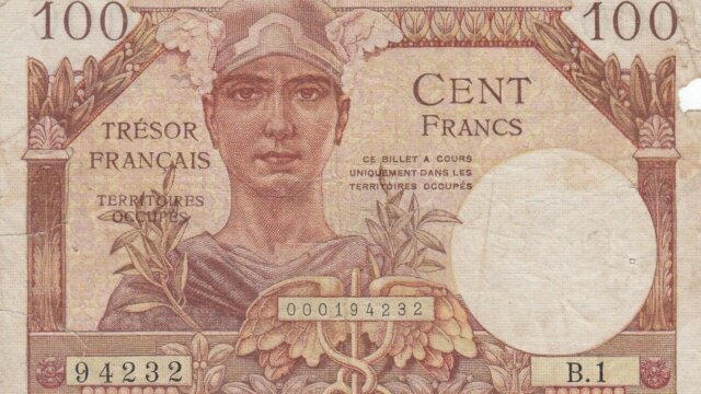 100 francs Trésor Français type 1947