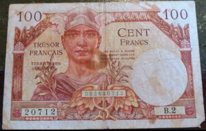 100 francs Trésor Français type 1947