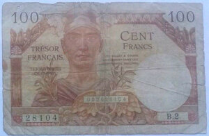 100 francs Trésor Français type 1947