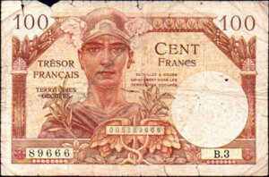 100 francs Trésor Français type 1947