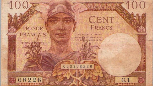 100 francs Trésor Français type 1947