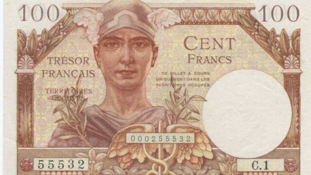 100 francs Trésor Français type 1947