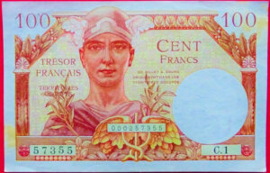 100 francs Trésor Français type 1947