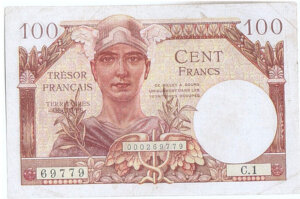 100 francs Trésor Français type 1947