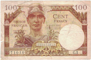 100 francs Trésor Français type 1947