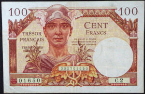 100 francs Trésor Français type 1947