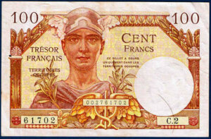 100 francs Trésor Français type 1947