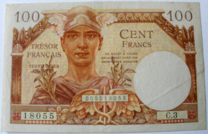 100 francs Trésor Français type 1947