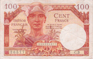 100 francs Trésor Français type 1947