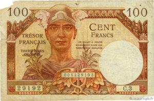 100 francs Trésor Français type 1947