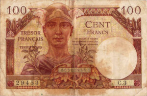 100 francs Trésor Français type 1947