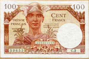 100 francs Trésor Français type 1947