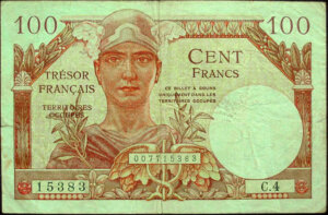 100 francs Trésor Français type 1947