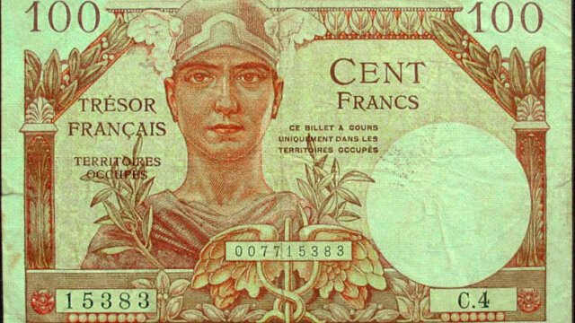 100 francs Trésor Français type 1947