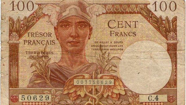 100 francs Trésor Français type 1947