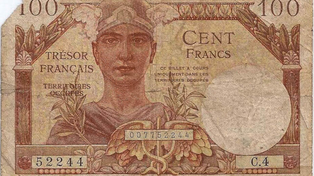 100 francs Trésor Français type 1947