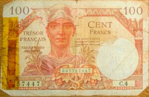 100 francs Trésor Français type 1947