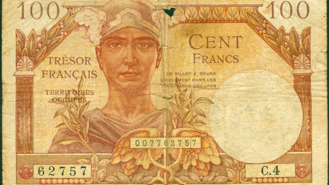 100 francs Trésor Français type 1947