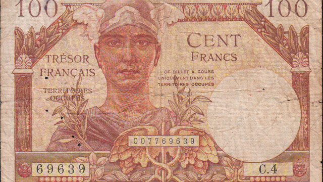 100 francs Trésor Français type 1947