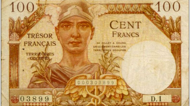 100 francs Trésor Français type 1947