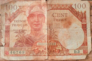 100 francs Trésor Français type 1947